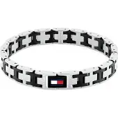 Tommy Hilfiger H-link Bracelet Argenté Homme