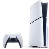 PS PS5 Disc Konsole, Console de jeu, Blanc, Noir