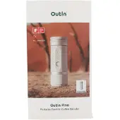 OutIn Fino Moulin à café électrique portable pour espresso - Blanc