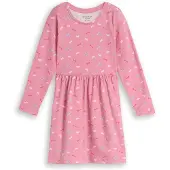 Tom Tailor Robe bleu clair / rose clair / rouge / blanc