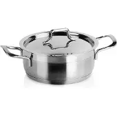 Orion Casserole en acier inoxydable avec couvercle ANETT 16 cm, 1,2 l