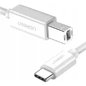 UGREEN Usb-C / Usb-B 2.0 Printer to Scanner Cable 1.5 M - White