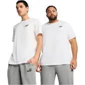 Puma T-Shirt 'ESS No. 1' noir / blanc