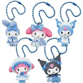 Takara Tomy Sanrio Twinchees : figurines My Melody x Kuromi Sweet Lolita, 5 cm, lot surprise (24 pièces)