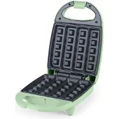 Giles & Posner EK5419NGSGRVDE Stickt Waffle Maker, Gaufrier, Bleu