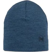 Buff Merino Midweight Beanie Bleu