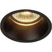 SLV Horn GU10 Downlight, rond, noir mat, max. 50W