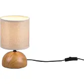 TRIO Lampe de table en bois Luci