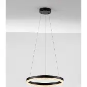 Nova Luce Suspension Adria noir Ø 40cm