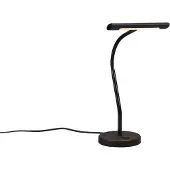 TRIO Lampe de bureau LED noire Curtis