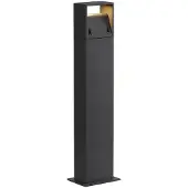 SLV lampadaire moderne Logs 70 Pole carré anthracite LED 8W 3000K