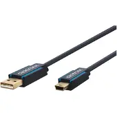 ClickTronic Câble adaptateur USB-A vers USB-Mini-B 2.0 1,8 m (boîte de 1)