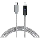 4smarts Câble USB-C DigitCord 100 W, 1,5 m, gris