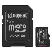 Kingston 128GB microSDXC Canvas Select Plus Gen3 150MB/s A1 Card + Adapter - Carte SD
