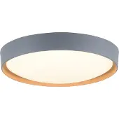 Paul Neuhaus Selltec LED Plafonnier Q EMILIA Smart Home dimmable Télécommande contrôlable App Applique grise Salon, chambre, couloir, cuisine, bureau 6118-15