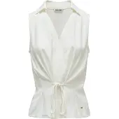 Salsa Jeans 21012152 Sleeveless Blouse Blanc L Femme