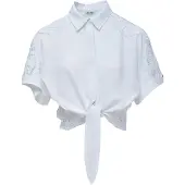 Salsa Jeans 21011125 Short Sleeve Shirt Blanc XL Femme