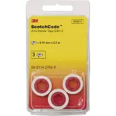 3M Marque de câble. Rouleau de recharge numéro 7, paquet de 3 - Système de marquage de fils / câbles avec SDR-...
