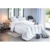 Blanreve Couette chaude et anti-acariens - 400 g/m², 240 x 220 cm - Blanc