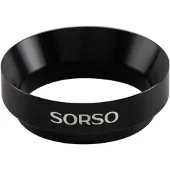 Sorso Anneau de dosage Barista, aluminium, 58 mm – noir