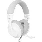 White Shark Shark GH-2440 Parrot blanc/gris (Filaire), Casque gaming, Gris, Blanc