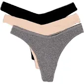 Etam String 'JOHN' beige / gris chiné / noir