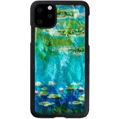 Ikins SmartPhone case iPhone 11 Pro Max water lilies black (Apple iPhone 11 Pro Max), Coque pour téléphone portable, Noir