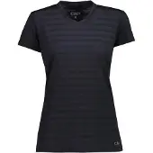 CMP T-shirt avec détails en maille horizontale femme