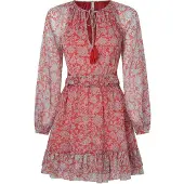 Pepe Jeans Batilde Short Sleeve Dress Orange S Femme
