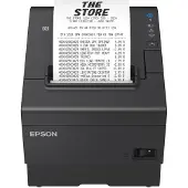 Epson TM T88VII (152) - Imprimante de reçus - ligne thermique - Rouleau (7,95 cm) - 180 x 180 ppp - jusqu'à 500 mm/sec - USB 2.0, réseau local, hôte USB 2.0 - cutter - noir