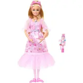 Barbie The Nutcracker: Clara The Ballerina Doll Rose Enfants