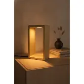 Artdelight Lampe de table champagne Corridor