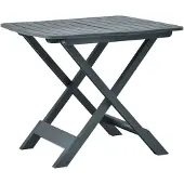 vidaXL Table de jardin pliante vert 79x72x70 cm plastique