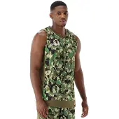 Spalding Reversible Sleeveless T-shirt Vert S Homme
