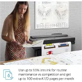 HP Designjet T650 24-In Printer (Encre)