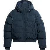 Superdry Veste d’hiver 'Everest' beige / bleu / bleu foncé / blanc