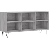 vidaXL Armoire TV Gris Sonoma 103,5x30x50 cm Bois composite