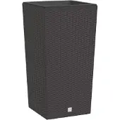 vidaXL Jardinière et intérieur amovible marron 21 /49 L rotin PP