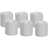 Goobay Lot de 6 bougies chauffe-plat LED (6x)
