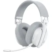 White Shark WGH-2444 Firecrest White (Pas de réduction du bruit, 15 h, Filaire, Sans fil), Écouteurs, Gris, Blanc