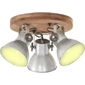 vidaXL Plafonnier style industriel 25 W argenté 42x27 cm E27