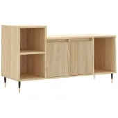 vidaXL Armoire TV Chêne Sonoma 100x35x55 cm Bois composite