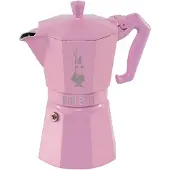 Bialetti Cafetière italienne 6 tasses rose pastel - - 0009064 - moka exclusive