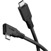Goobay Câble USB-C 90, USB4, 2 m, noir -