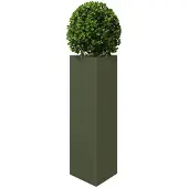 vidaXL Jardinière anthracite triangulaire 40x34,5x70 cm acier