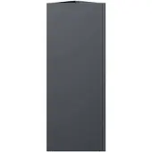 vidaXL Jardinière anthracite triangulaire 30x26x75 cm acier