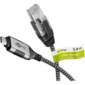Goobay Câble Ethernet fin USB vers RJ45 -