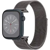 Spigen Metal Fit (Acier), Sangles de montre, Gris, Noir