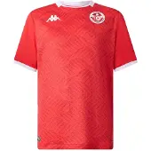 Kappa 2025-tunisia Home Short Sleeve T-shirt Rouge 2XL Homme