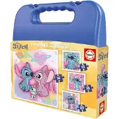 Disney Stitch Mon premier puzzle bleu Enfants Bleu Taille unique